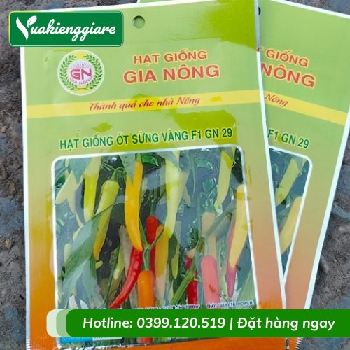 Hạt Giống Ớt Sừng Trâu