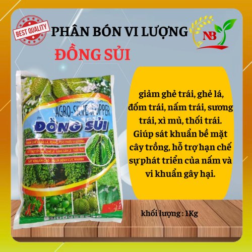 Đồng SỦI hữu cơ thế hệ mới – Xanh lá, sạch bệnh, tăng chất lượng nông sản