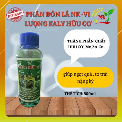 PHÂN BÓN LÁ NK -VI LƯỢNG KALY HỮU CƠ