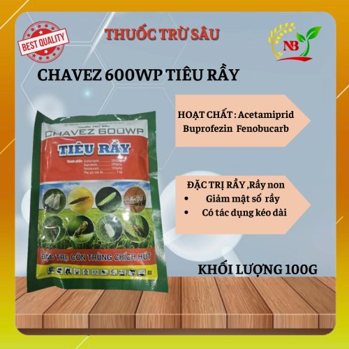 CHAVEZ 600WP TIÊU RẦY GÓI 100G
