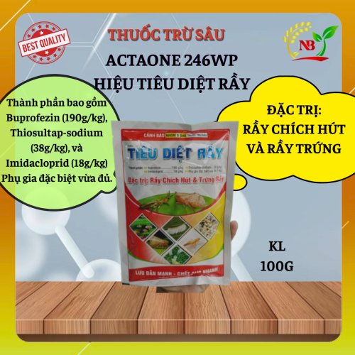 THUỐC TRỪ SÂU ACTAONE 246WP HIỆU TIÊU DIỆT RẦY 100G
