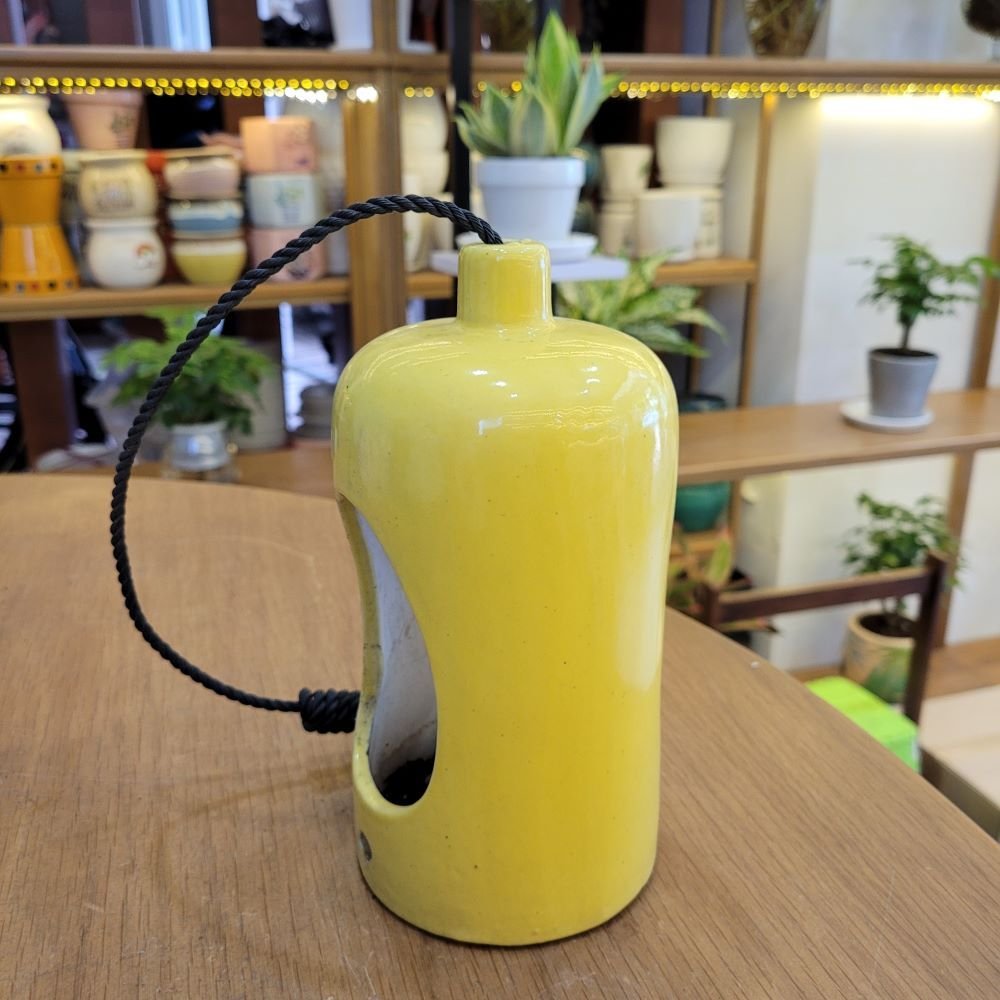 Chậu Sứ Treo | Màu Vàng