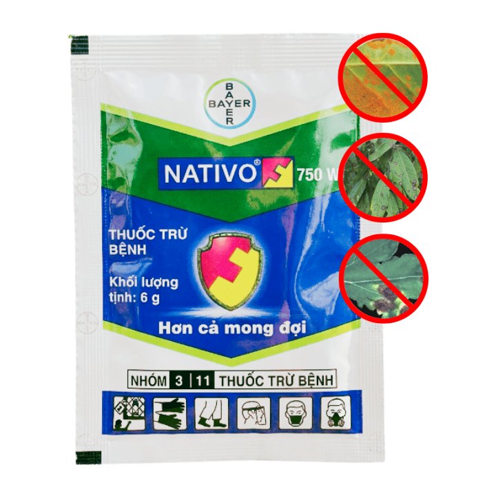 Thuốc Trừ Bệnh NATIVO 750WG, gói 6gr