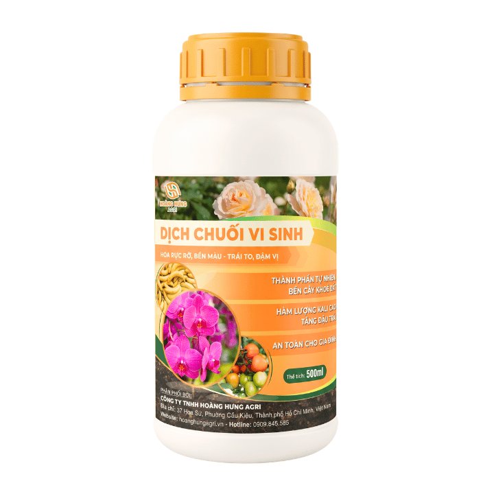 Phân Bón Dịch Chuối Vi Sinh, Chai 500ml