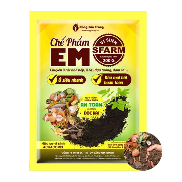 Chế Phẩm EM SFARM, Gói 200g
