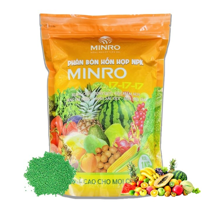 Phân bón NPK 17-17-17 Minro – Dinh Dưỡng Cân Đối Cho Cây