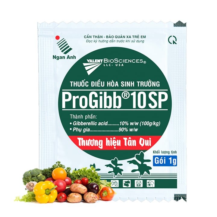 Thuốc Điều Hòa Sinh Trưởng Cây Trồng ProGibb 10SP – Gói 1gram