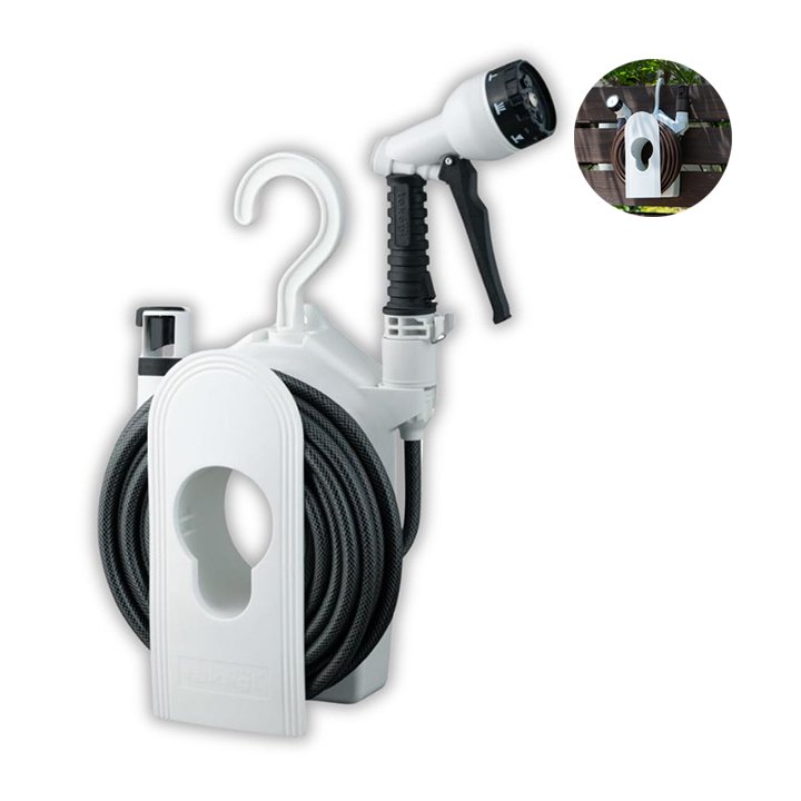 Bộ Ống Tưới Takagi Compact Reel Treo Tường 10m Gọn Nhẹ, Đa Năng Từ Nhật Bản