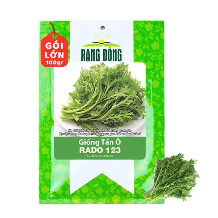 Hạt Giống Rau Tần Ô , Gói 100gr, R34