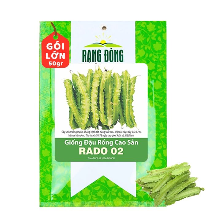 Hạt Giống Đậu Rồng, Gói 50gr ~ 130 hạt, T46
