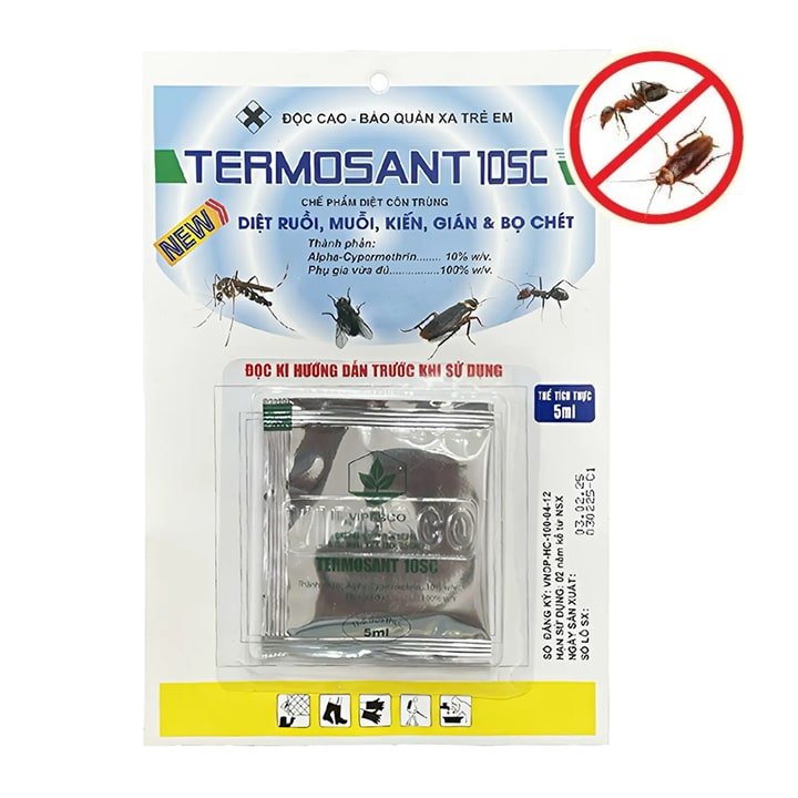 Thuốc Diệt Ruồi, Muỗi TERMOSANT 10SC, Gói 5ml