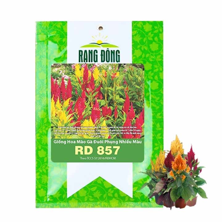 Hạt Giống Hoa Mào Gà Đuôi Phụng Nhiều Màu, Gói 0,1g~200 hạt, H18