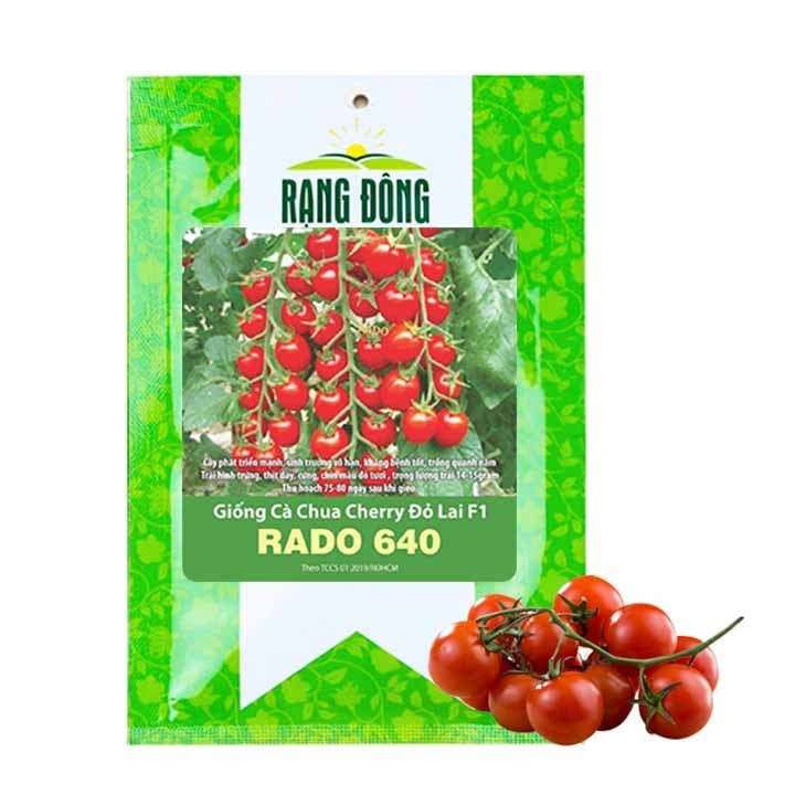 Hạt Giống Cà Chua Cherry Đỏ Lai F1, Gói 0,1g~45 hạt, T43