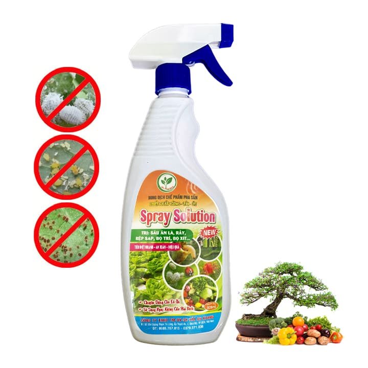 Chế Phẩm Sinh Học Spray Solution Trừ Rệp, Chai 500ml