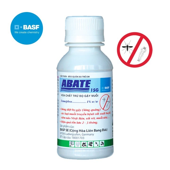 Chế Phẩm Diệt Bọ Gậy, Muỗi Abate 1SG, Chai 100Gr