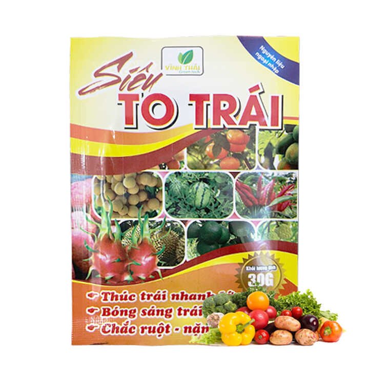Phân Bón Siêu To Trái, GreenHome, Gói 30Gr