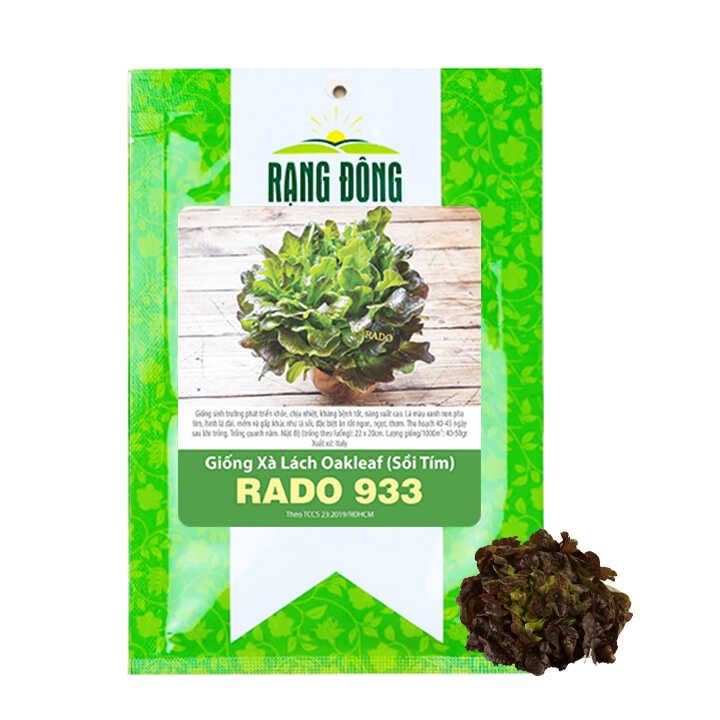 Hạt Giống Xà Lách Oakleaf, Gói 5gr R22