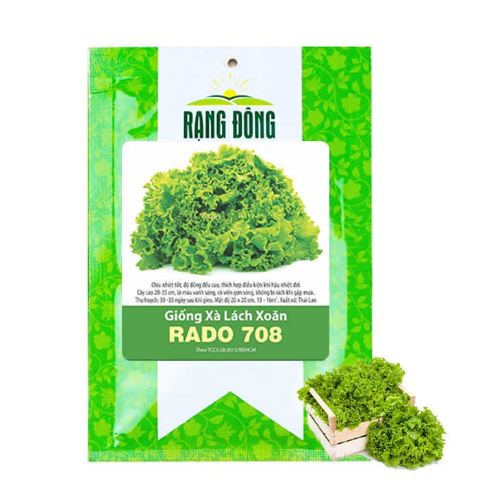 Hạt Giống Xà Lách Xoăn, Gói 5gr R21