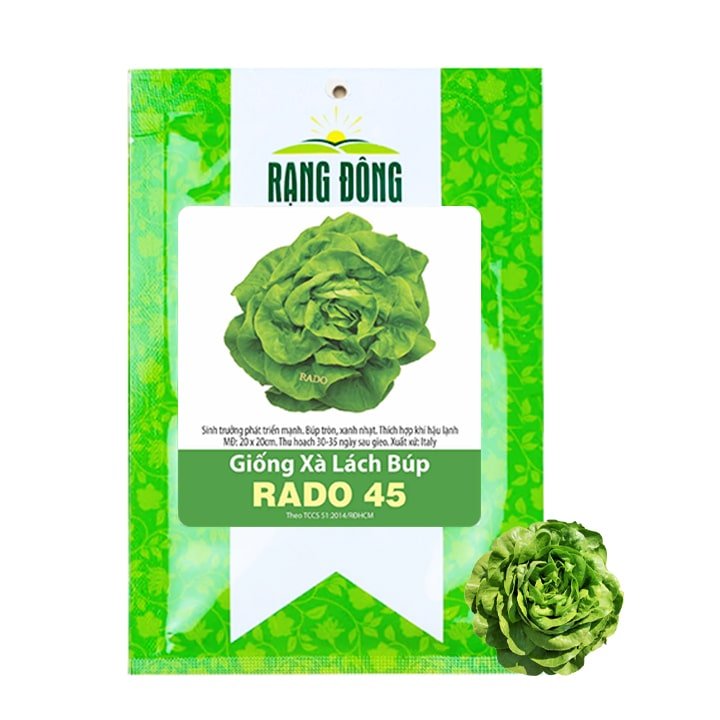 Hạt Giống Xà Lách Búp, Gói 5gr R20