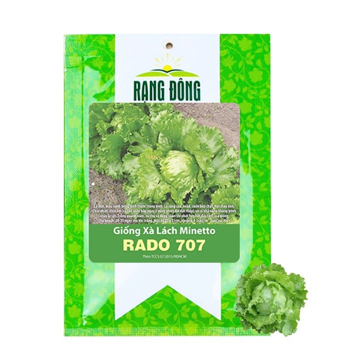 Hạt Giống Xà Lách Minetto, Gói 2gr R19