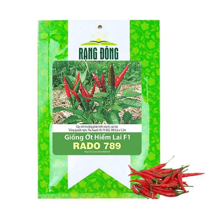 Hạt Giống Ớt Hiểm Lai , Gói 0.2gr ~ 40 hạt, G14