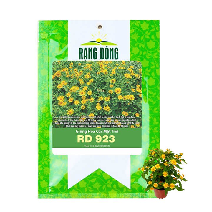 Hạt Giống Hoa Cúc Mặt Trời, Gói 0.1gr ~ 20 hạt, H15