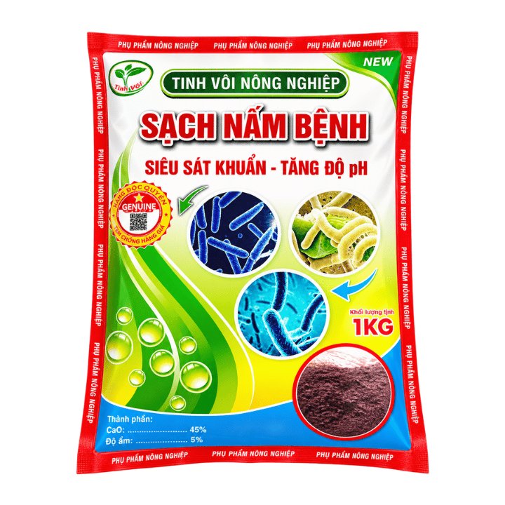 Tinh Vôi Nông Nghiệp Bao 1kg