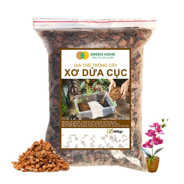 Xơ Dừa Cục Đã Qua Xử Lý, Bao 400gr