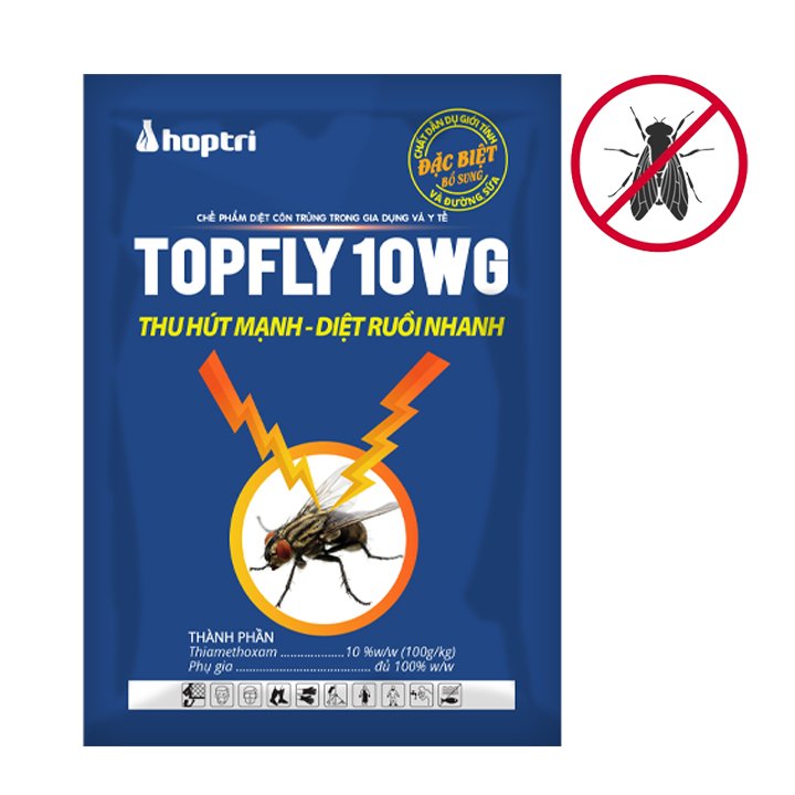 Thuốc Diệt Ruồi Topfly 10wg, Gói 20gr