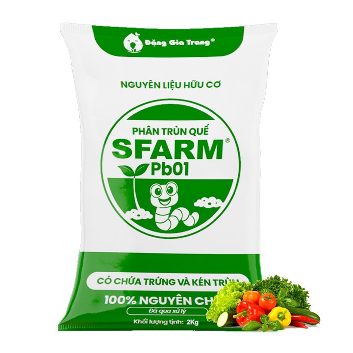 Phân Trùn Quế Sfarm, Bao 2kg