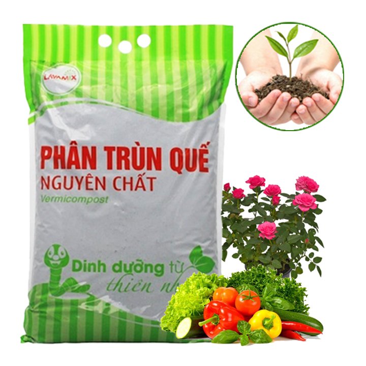 Phân Trùn Quế Lavamix, Bao 2kg