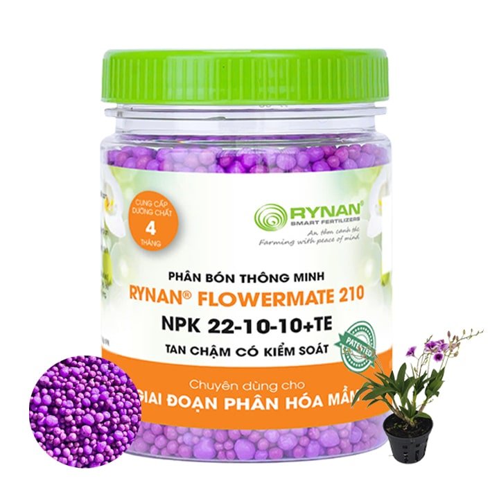 Phân Tan Chậm Rynan 210, Hũ 150gr