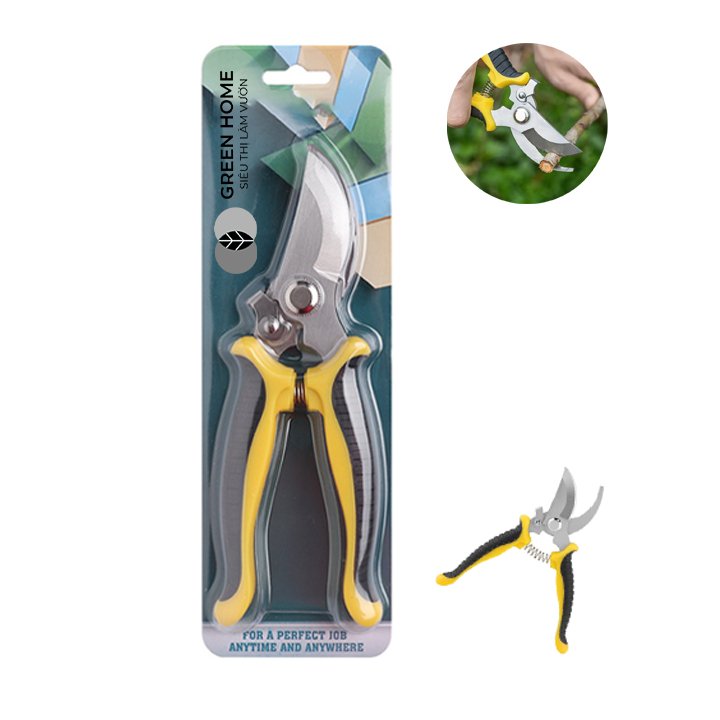 Kéo Cắt Cành Mũi Cong D19xR6cm