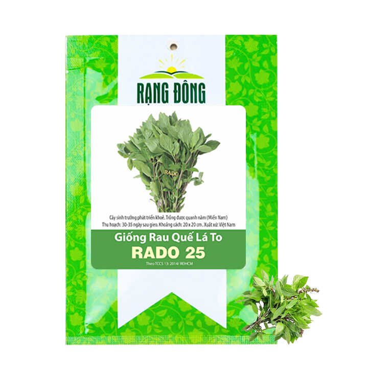 Hạt Giống Rau Quế, Gói 10gr ~ 5000 hạt, G07
