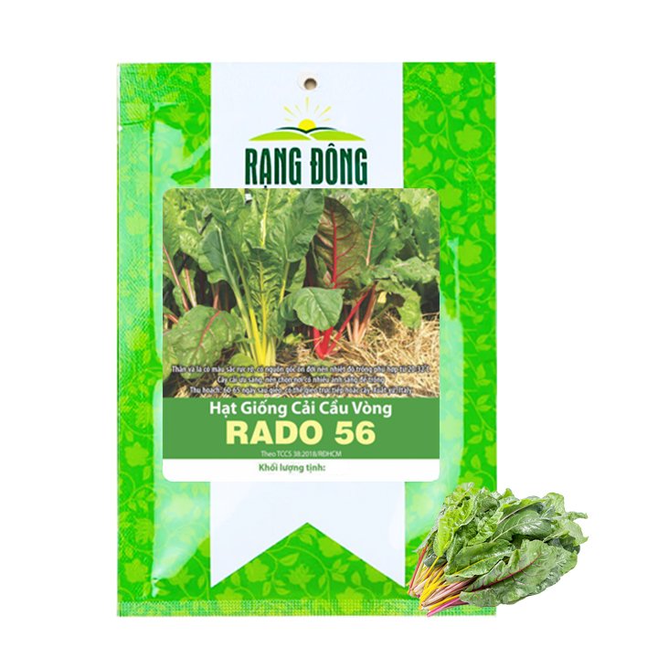 Hạt Giống Rau Cải Cầu Vồng, Gói 5g, R06