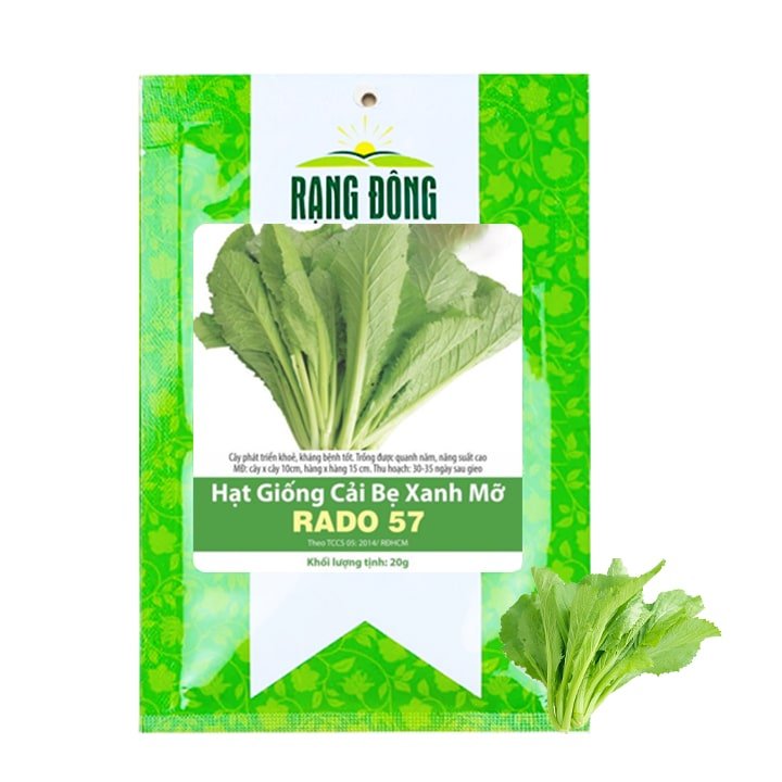 Hạt Giống Cải Bẹ Xanh Mỡ, Gói 20g, R04