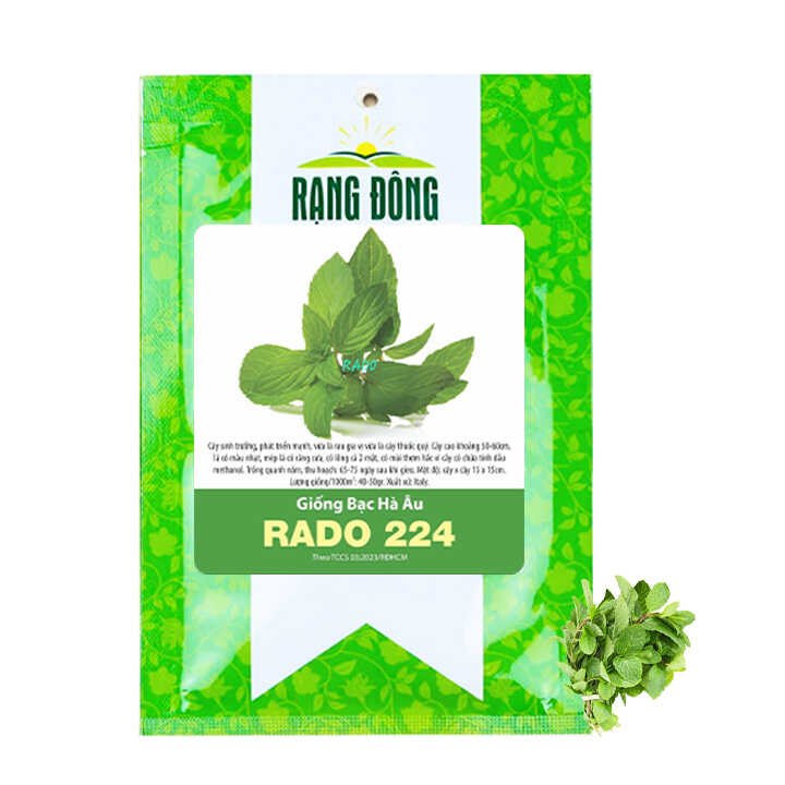 Hạt Giống Bạc Hà Âu, Húng Lũi Gói 0,2gr ~ 200 hạt, G02