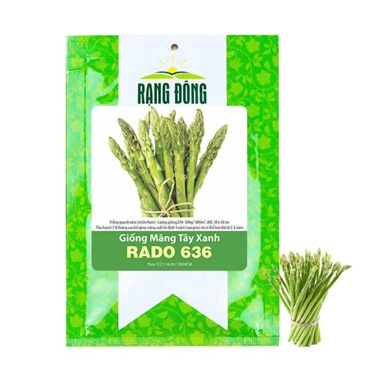 Hạt Giống Măng Tây Xanh, Gói 0.5gr ~ 30 hạt, T19