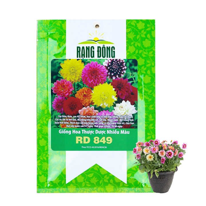 Hạt Giống Hoa Thược Dược, Gói 0.1gr ~ 25 hạt, H05