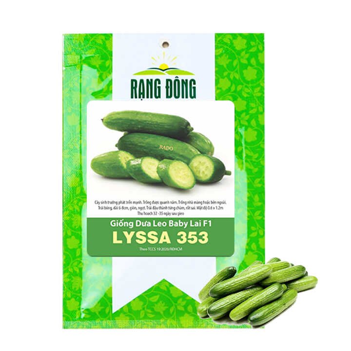 Hạt Giống Dưa Leo Baby, Gói 5 Hạt, T01