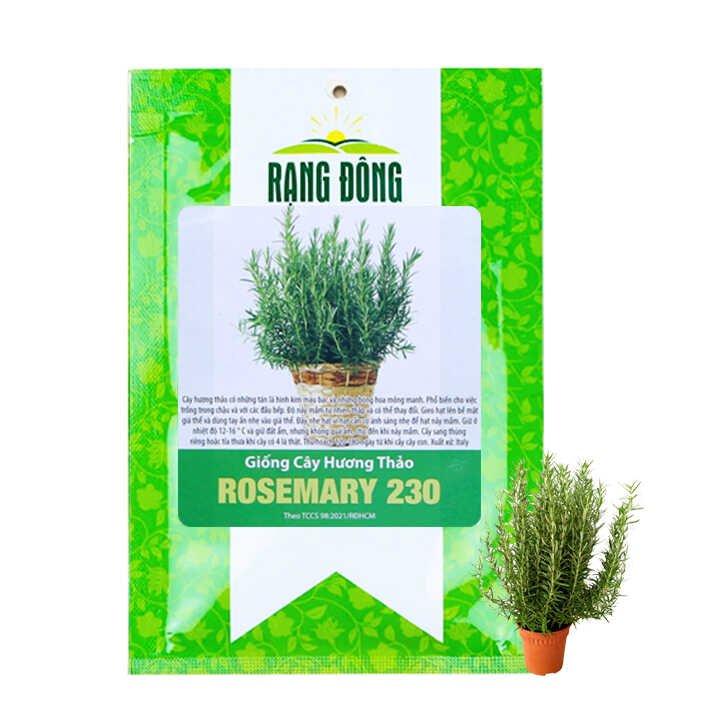 Hạt Giống Cây Hương Thảo, Rosemary, Gói 0,03gr ~ 35 hạt, G06