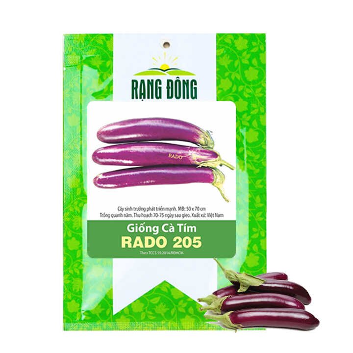 Hạt Giống Cà Tím Trái Dài, Gói 0.5gr ~ 100 hạt, T13