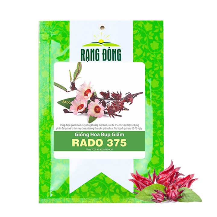 Hạt Giống Atiso Đỏ (Bụp Giấm), Gói 2gr ~ 70 hạt, T20