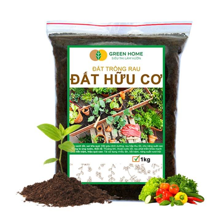 Đất Trồng Rau Hữu Cơ Trộn Sẵn, Túi 1Kg