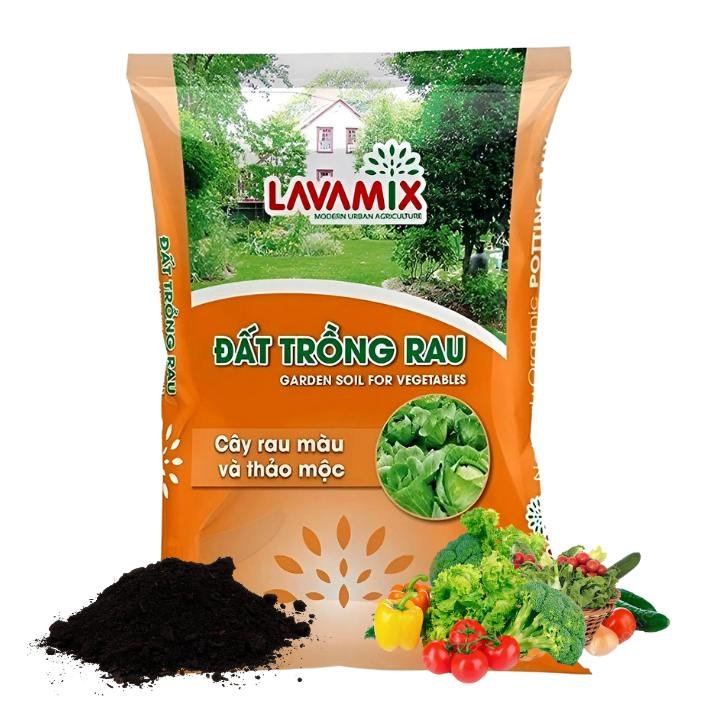Đất Trồng Rau Lavamix Trộn Sẵn, Bao 22Dm3
