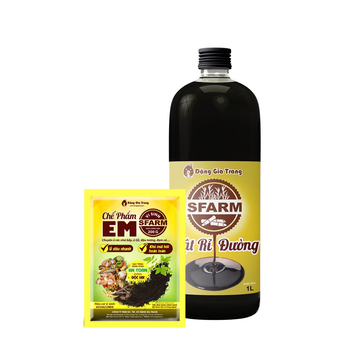 Combo Ủ Rác Nhà Bếp SFARM