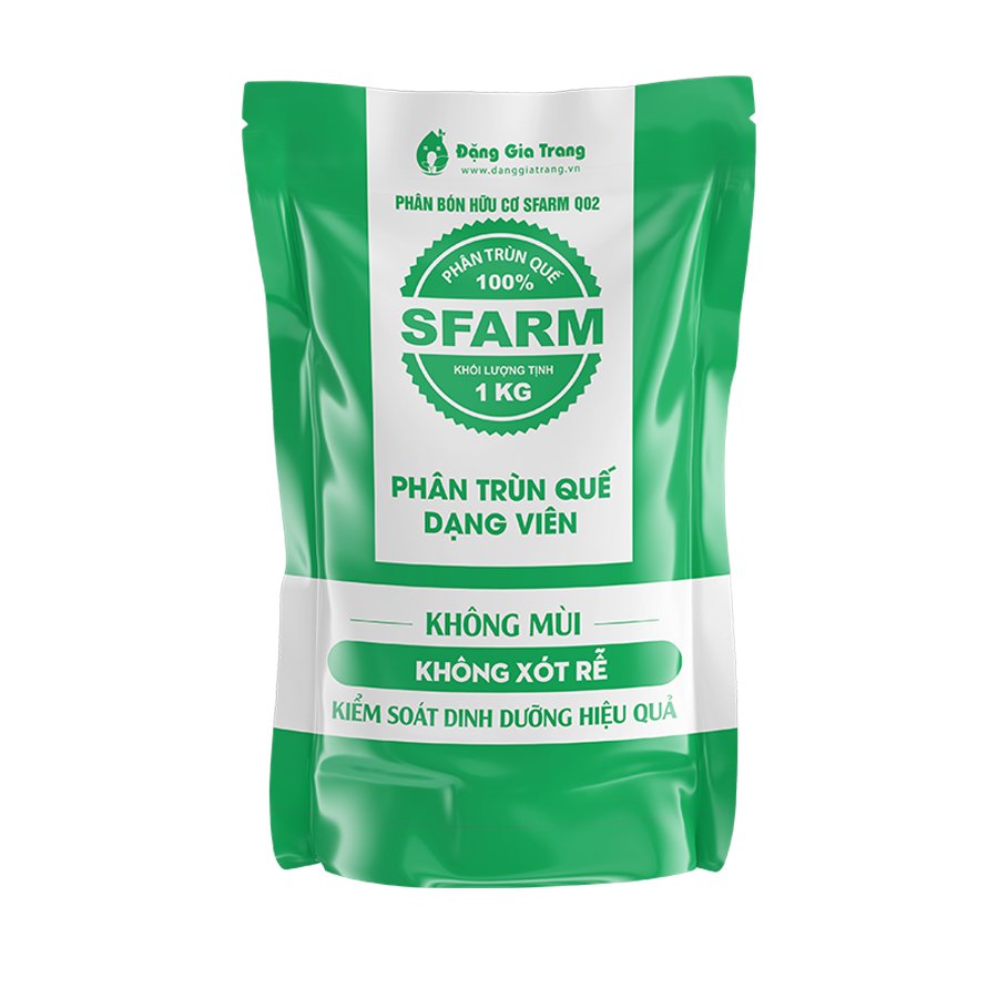 Phân trùn quế dạng viên nén cho cây trồng SFARM
