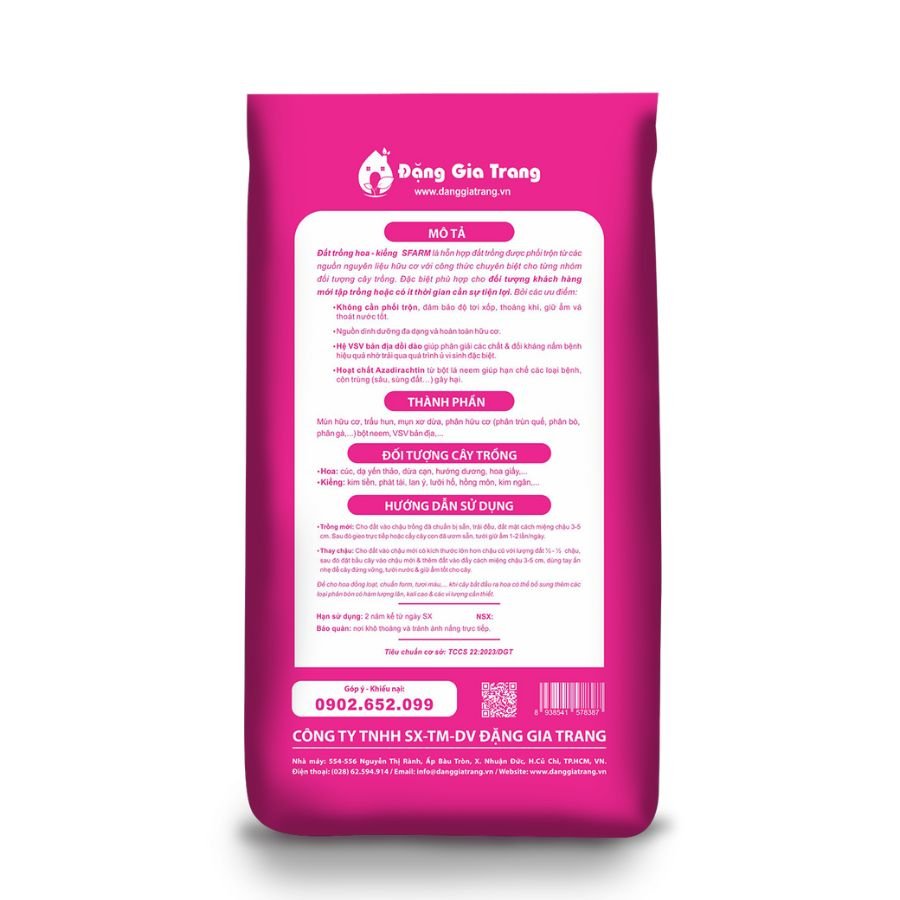 Đất trồng hoa kiểng SFARM 2