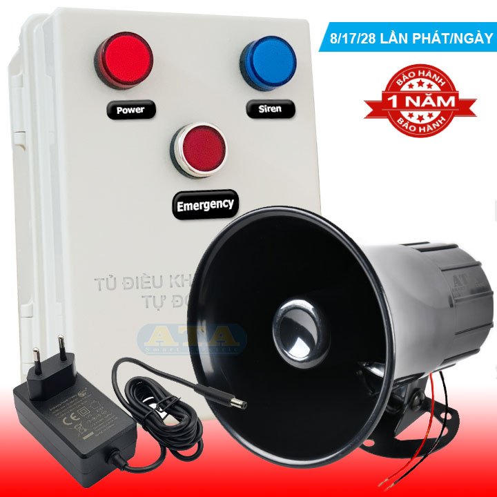 Tủ điều khiển chuông phát nhạc hẹn giờ tự động ATA BCN-02