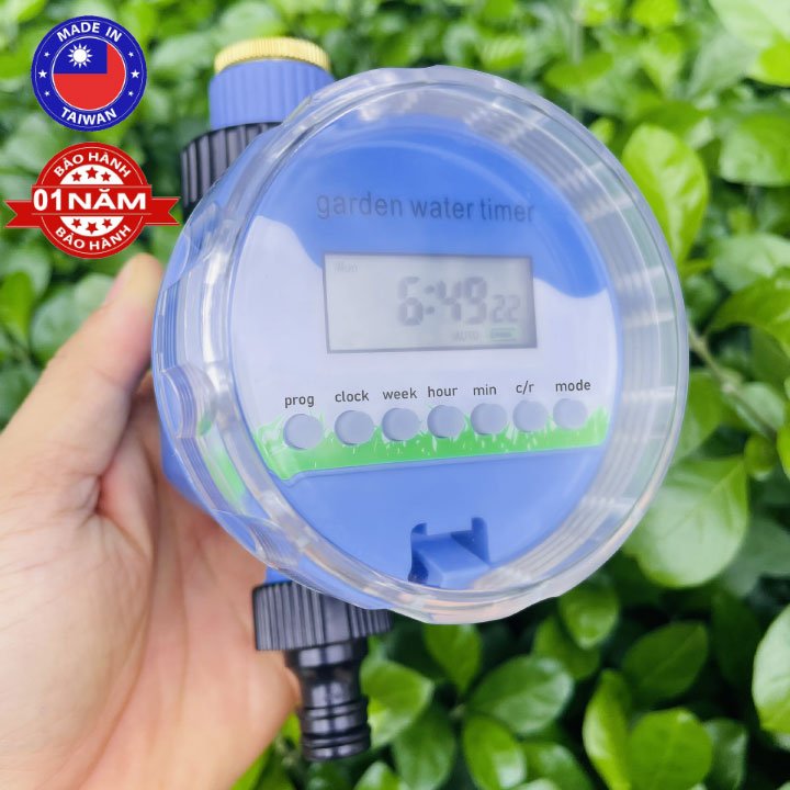 Bộ hẹn giờ tưới cây tự động dùng pin Wufeng Valve W-1712 (Taiwan bền bỉ – Bảo hành 1 năm)